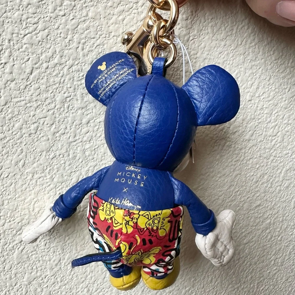 NWT Coach x Keith Haring x Disney Mickey bag charm